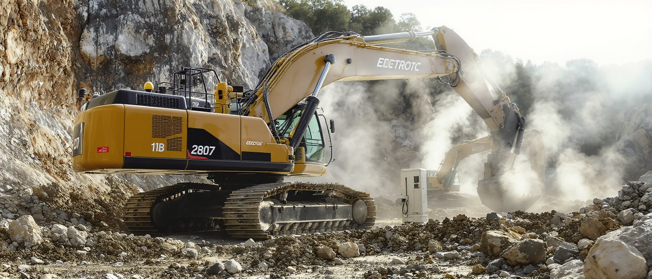 electrified quarry excavators