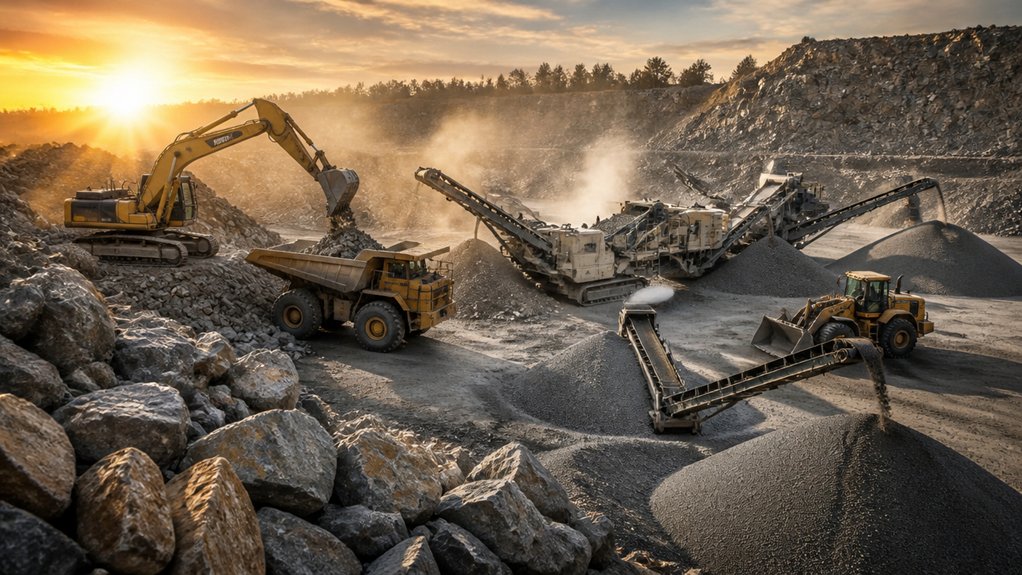 optimize quarry equipment planning