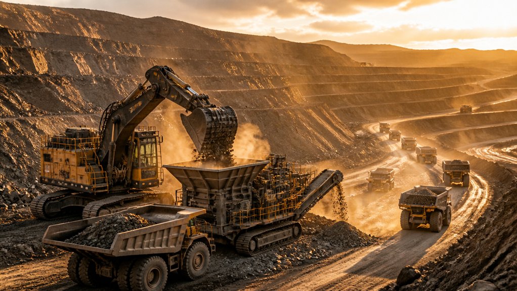 Sizing the Ultimate Excavator, Crusher, and Hauling Synergy for Maximum Production 2 set coordinate monitor targets