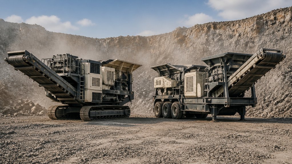 Track-Mounted vs Wheel-Mounted Plants: Mobility Options Compared 2 track vs wheel plant comparison